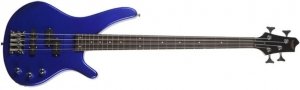 SQOE Sq-ib-4 blue бас гитара 24 лада, P-J, корпус липа, накладка грифа палисандр, цвет синий от музыкального магазина МОРОЗ МЬЮЗИК