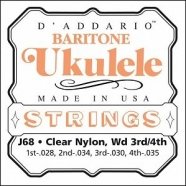 D'Addario J68 струны для укулеле баритон. нейлон от музыкального магазина МОРОЗ МЬЮЗИК