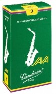 Vandoren SR-262 (№ 2) Трость для саксофона альт, серия Java зеленая, упаковка 10 штук от музыкального магазина МОРОЗ МЬЮЗИК