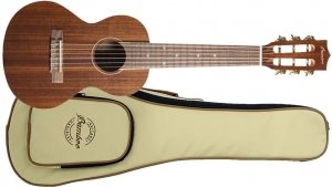 Bamboo Guitarlele гиталеле, корпус махагони, накладка на грифе орех, струны Aquila, цвет натуральный, ЧЕХОЛ от музыкального магазина МОРОЗ МЬЮЗИК