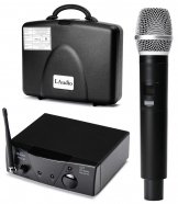 LAudio PRO1-M вокальная радиосистема, ручной передатчик (металл), UHF диапазон 10 каналов, время 6-10 часов, КЕЙС, кабель от музыкального магазина МОРОЗ МЬЮЗИК