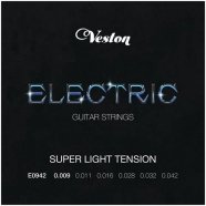 VESTON E 0942 струны для электрогитары, натяжение Super Light 0.009-0.042 от музыкального магазина МОРОЗ МЬЮЗИК