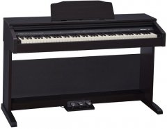 Roland RP30 цифровое пианино, 88 клавиш, 128 полифония, 15 тембров, метроном, три педали, крышка, вход AUX, USB, динамики 2х10 Вт от музыкального магазина МОРОЗ МЬЮЗИК