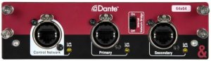 ALLEN&HEATH DLIVE-M-DL-DANT64-A карта Dante для систем dLive двунаправленность аудио 64x64 от музыкального магазина МОРОЗ МЬЮЗИК