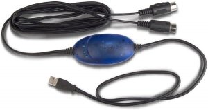 M-Audio MidiSport UNO USB Внешний (USB) MIDI интерфейс: 1 вход, 1 выход, компактный, MIDI-кабель в к от музыкального магазина МОРОЗ МЬЮЗИК