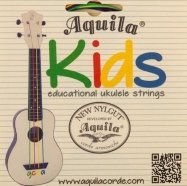 AQUILA KIDS 138U разноцветные струны для укулеле сопрано/концерт/тенор. В комплекте брошюра и стикеры. от музыкального магазина МОРОЗ МЬЮЗИК
