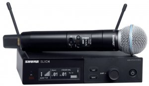 SHURE SLXD24/B58 одноканальная цифровая радиосистема с ручным передатчиком BETA58A, UHF диапазон от музыкального магазина МОРОЗ МЬЮЗИК