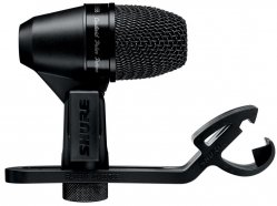 SHURE PGA56-XLR кардиоидный микрофон для ударных и других музыкальных инструментов, c держателем A50D от музыкального магазина МОРОЗ МЬЮЗИК