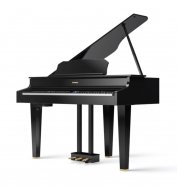 Roland GP607-PE цифровой рояль, 88-нотная клавиатура PHA-50 сочетает дерево и пластик, 384 тембра, без ограничения полифонии от музыкального магазина МОРОЗ МЬЮЗИК