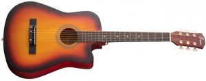 Foix FFG-3810C-SB акустическая гитара с вырезом, санберст от музыкального магазина МОРОЗ МЬЮЗИК