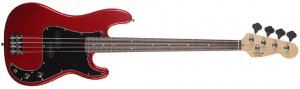 SQOE SQ-PB-4 RED бас гитара Presicion 20 ладов, гитара корпус липа, гриф клён, накладка грифа палисандр от музыкального магазина МОРОЗ МЬЮЗИК
