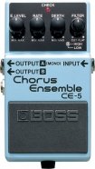 BOSS CE-5 педаль гитарная Сhorus Ensemble. Регуляторы E.Level, Rate, Depth и Filter от музыкального магазина МОРОЗ МЬЮЗИК