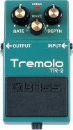 BOSS TR-2 педаль гитарная Tremolo. Регуляторы: Rate, Wave, Depth от музыкального магазина МОРОЗ МЬЮЗИК