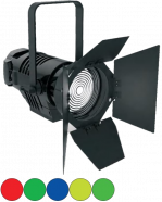 Monon VIVI40-SAN-5C светодиодный прожектор цветной с линзой Френеля. 3665 лм. 5 RGBAL. 15°-60° (моторизированный) от музыкального магазина МОРОЗ МЬЮЗИК