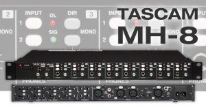 Tascam MH-8 рэковый 8-канальный усилитель для стереонаушников от музыкального магазина МОРОЗ МЬЮЗИК