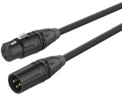 КОММУТАЦИЯ, РАЗЪЕМЫ, ПЕРЕХОДНИКИ ROXTONE GMXX200/6 кабель микрофонный 2x0.30 мм2., D=6.5мм, XLR(RX3F-BG BLACK) - XLR(RX3M-BG BLACK), длинна 6 м