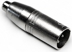 Invotone AD400 - переходник RCA <> 3P XLR папа КОММУТАЦИЯ, РАЗЪЕМЫ, ПЕРЕХОДНИКИ Invotone AD400 - переходник RCA <> 3P XLR папа