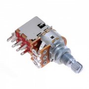 PARTS H74 Потенциометр PUSH-PULL SWITCH A 500 кОм 16-18 мм. д/эл. гит (тембр с отсечкой) от музыкального магазина МОРОЗ МЬЮЗИК