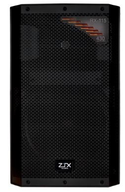 ZTX audio RX-115 активная акустическая система 15"(3")+1.75" титан, MAX SPL 134 дБ, RMS 430 Вт, PEAK AMP 1800 Вт, SD/USB, MP3-проигрыватель, Bluetooth