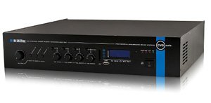 CVGaudio M-243Tmz Профессиональный микшер-усилитель для систем трансляции фоновой музыки и оповещения, 240W/100V, 3 line in (3x2RCA), 2 mic от музыкального магазина МОРОЗ МЬЮЗИК