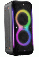 Fiero Emotion 200 FR1000 портативная аудиосистема, черная, многоцветная подсветка, 300 Вт, 50-20 000 Гц, акк. 7500 мА*ч, до 6 часов, 7,3 кг.  от музыкального магазина МОРОЗ МЬЮЗИК