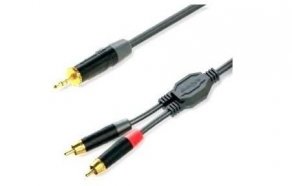 КОММУТАЦИЯ, РАЗЪЕМЫ, ПЕРЕХОДНИКИ ROXTONE GPTC140/2 Аудио-кабель , JACK(S) 3,5MM-2*RCA, 2м