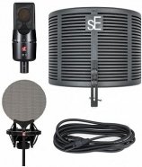 SE ELECTRONICS X1 S STUDIO BUNDLE набор студийный: микрофон X1 S, фильтр, комплект Isolation Pack состоящий из антивибрационного держателя и поп-фильт от музыкального магазина МОРОЗ МЬЮЗИК