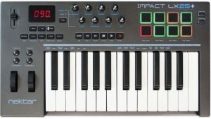 Nektar Impact LX 25+  USB MIDI клавиатура, 25 клавиш, совместимо с Mac/PC/iPad/ПО Bitwig 8-Trac от музыкального магазина МОРОЗ МЬЮЗИК