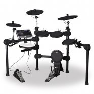 Soundking SD300 цифровая ударная установка серии SKD с надежной устойчивой рамой 5 пэдов + 3 тарелки от музыкального магазина МОРОЗ МЬЮЗИК