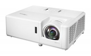 Optoma ZH406ST-W Лазерный проектор короткофокусный DLP FullHD 1920*1080, яркость 4200лм, контрастность 300.000:1, TR 0.5:1, шум 30дБ, HDMI, VGA, LAN от музыкального магазина МОРОЗ МЬЮЗИК