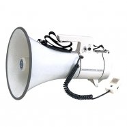 SHOW ER-67S - мегафон 40 вт, 12в, выносной микрофон, сирена, вес 2.5 кг, алюминий от музыкального магазина МОРОЗ МЬЮЗИК