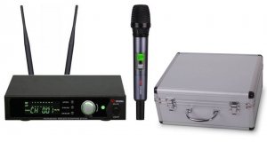 VOLTA US-101 (КЕЙС) (592-611.8MHz) микрофонная 100-канальная радиосистема с ручным динамическим микрофоном UHF диапазон, PLL-synthes от музыкального магазина МОРОЗ МЬЮЗИК