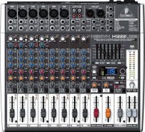 Behringer X1222USB микшерный пульт, 4 моно + 4 стерео входов, 6 микрофонных предусилителей, 2 AUXшины, процессор эффектов, USB, эквалайзер от музыкального магазина МОРОЗ МЬЮЗИК