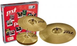 Paiste 000063USET PST 3 Universal Set комплект тарелок Hi Hat 14", Crash 16", Ride 20" от музыкального магазина МОРОЗ МЬЮЗИК