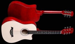 Foix FFG-3860C-NAT акустическая гитара 38" с вырезом, цвет натуральный от музыкального магазина МОРОЗ МЬЮЗИК