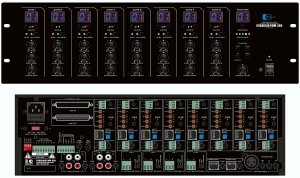 CVGaudio PMM-380 профессиональная звуковая матрица-предусилитель 8х8 каналов, 4х2RCA line in, 4x3pin-EuroBlock balance in, 8x3pin-EuroBlock balance ou от музыкального магазина МОРОЗ МЬЮЗИК