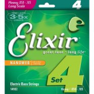 Картинка Elixir 14102 NANOWEB комплект струн для бас-гитары, никелированные, Heavy, 50-105 от музыкального магазина МОРОЗ МЬЮЗИК Elixir 14102 NANOWEB комплект струн для бас-гитары, никелированные, Heavy, 50-105 от музыкального магазина МОРОЗ МЬЮЗИК