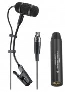 Audio-Technica PRO35 инструментальный конденсаторный кардиоидный микрофон на "прищепке" для инструментов c высоким давлением, духовые/скрипичные от музыкального магазина МОРОЗ МЬЮЗИК