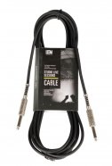 КОММУТАЦИЯ, РАЗЪЕМЫ, ПЕРЕХОДНИКИ LEEM CR-15 Инструментальный кабель длина 4.5м, диаметр кабеля 5,5мм, два никелированных джека 6.3мм с пружинами