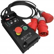 ЛЕБЕДКИ И СИСТЕМЫ УПРАВЛЕНИЯ EDS TC 2 MCT (1.5 м) туровый пульт управления цепными электротельферами на 2 канала, IN PCE CEE 32A 5-pol 1.5 м, OUT РСЕ СЕЕ16А 4-роI IP44 2 шт 1.5 м