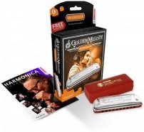 HOHNER Golden Melody D-major губная гармошка. 20 нот, язычки - латунь 0,9мм, корпус - пластик, длина - 10см. от музыкального магазина МОРОЗ МЬЮЗИК
