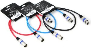 КОММУТАЦИЯ, РАЗЪЕМЫ, ПЕРЕХОДНИКИ Invotone ACM1110/BK микрофонный кабель, XLR <-> XLR длина 10 м (черный)