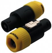 КОММУТАЦИЯ, РАЗЪЕМЫ, ПЕРЕХОДНИКИ Rockcable RCL10004 кабельный разъем "speakON", 4 контакта, пластик