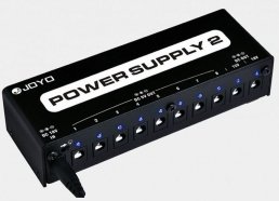 Joyo JP-02 блок питания для педалей эффектов, 8х9В+12В+18В, комплект 10 кабелей питания, 2 кабеля-конвертера полярности от музыкального магазина МОРОЗ МЬЮЗИК