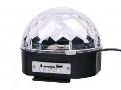 Big Dipper L012 Светодиодный эффект «диско-шар», RGBOP, 6x1Вт, управление: звуком/автоматический/MP3-плеер/пульт ДУ. от музыкального магазина МОРОЗ МЬЮЗИК