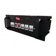 EDS R 466AV Рэковый дистрибьютор питания, ввод вилка 5P32A PCE, вывод розетка PCE CEE 3P16A - 6шт, Schuko 16A - 6шт. Индикация фаз, включения, рэк 4U от музыкального магазина МОРОЗ МЬЮЗИК