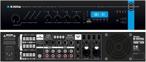CVGaudio M-243Tmz Профессиональный микшер-усилитель cо встроенным модулем источника сигнала (MP3/FM/Bluetooth) и 4-мя управляемыми спикерными зонами.  от музыкального магазина МОРОЗ МЬЮЗИК