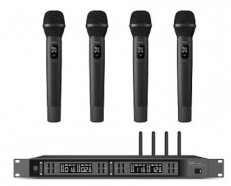 FBW A4-VOCAL четырёхканальная вокальная радиосистема, 4 выхода XLR, 1/4" Jack (микс), 512-562МГц, FM-модуляция, 2/10/30мВт, 3 уровня Squelch, индикаци от музыкального магазина МОРОЗ МЬЮЗИК