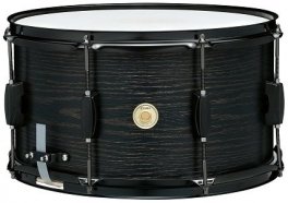 TAMA WP148BK-BOW WOODWORKS SERIES SNARE DRUM деревянный малый барабан 8"х14", тополь, цвет Black Oak Wrap от музыкального магазина МОРОЗ МЬЮЗИК