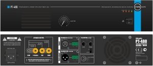 CVGaudio PT-480 Профессиональный высококачественный усилитель мощности 480 Вт / 100V, XLR/Euro Block вход от музыкального магазина МОРОЗ МЬЮЗИК